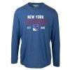 Levelwear Defined Oscar Long Sleeve Tee Shirt - New York Rangers - Adult -Konixx Sales Store levelwear defined oscar long sleeve tee shirt new york rangers adult heather royal