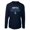 Levelwear Defined Oscar Long Sleeve Tee Shirt - Seattle Kraken - Adult -Konixx Sales Store levelwear defined oscar long sleeve tee shirt seattle kraken adult navy