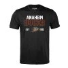 Levelwear Defined Richmond Short Sleeve Tee Shirt - Anaheim Ducks - Adult -Konixx Sales Store levelwear defined richmond short sleeve tee shirt anaheim ducks adult black