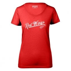 Levelwear First Edition Daily Short Sleeve Tee Shirt - Detroit Red Wings - Womens