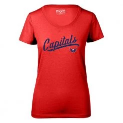 Levelwear First Edition Daily Short Sleeve Tee Shirt - Washington Capitals - Womens