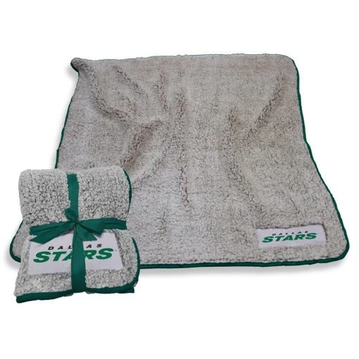 Logo Brands Dallas Stars Frosty Fleece Blanket -Konixx Sales Store logo brands dallas stars frosty fleece blanket dallas stars