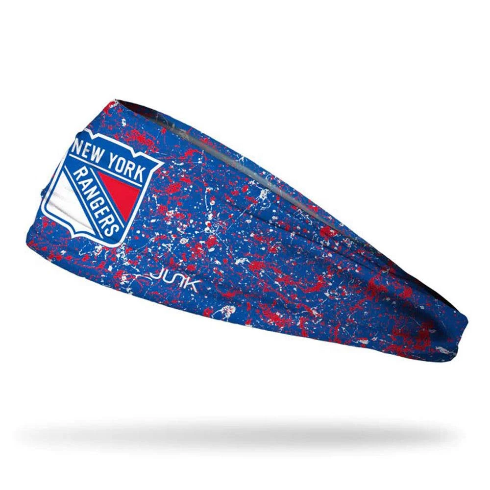 NHL Logo Headband - NY Rangers 4 NHL Logo Headband - NY Rangers - Image 2