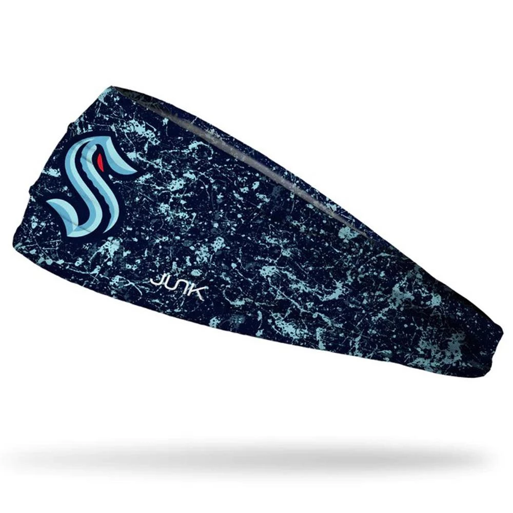 NHL Logo Headband - Seattle Kraken 3 NHL Logo Headband - Seattle Kraken