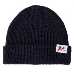 USA Hockey Wheelhouse Knit Hat - Adult -Konixx Sales Store usa hockey wheelhouse knit hat adult navy